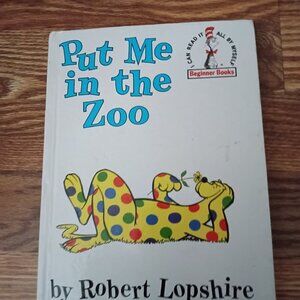Dr. Seuss Children's book Put me in the Zoo book